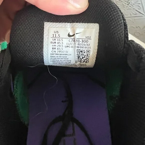 Nike Metcon Men's Size 11.5 Athletic Sneakers Gym Shoes – Green - Picture 3 of 4